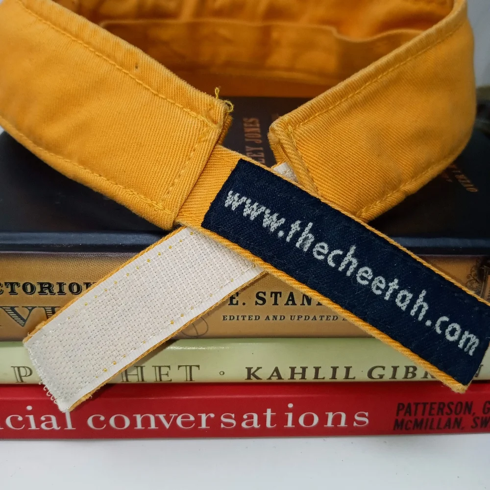 Vintage Cheetah Club Sun Visor
